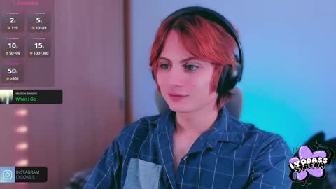 Snapshot of lyodass chatting on 02.02.25 Lyodass online show from 02.02.25