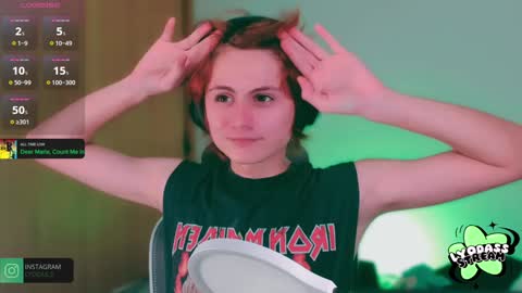 Snapshot of lyodass chatting on 02.07.25 Lyodass online show from 02.07.25