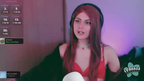 Snapshot of lyodass chatting on 02.13.25 Lyodass online show from 02.13.25