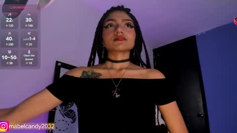 Snapshot of mabel_candy chatting on 01.14.25 Mabel Candy online show from 01.14.25