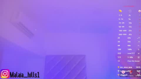 Snapshot of malaia_hills chatting on 03.11.25 Call Me Mala online show from 03.11.25