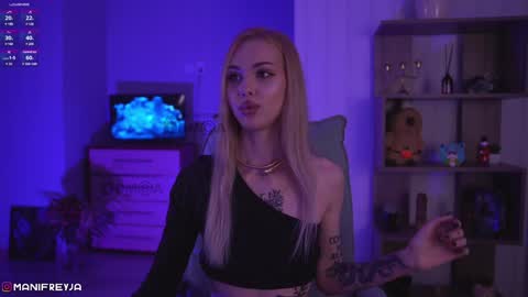 Snapshot of manifreyja chatting on 12.15.24 Amelie online show from 12.15.24