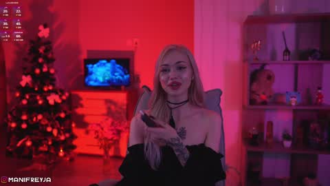 Snapshot of manifreyja chatting on 01.08.25 Amelie online show from 01.08.25