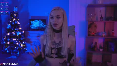 Snapshot of manifreyja chatting on 01.11.25 Amelie online show from 01.11.25