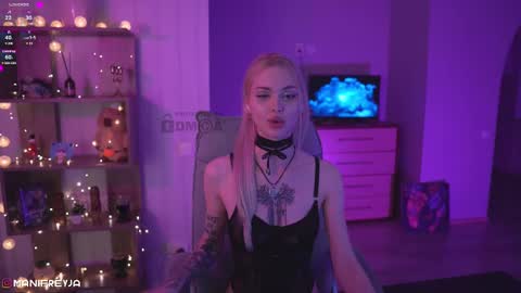 Snapshot of manifreyja chatting on 02.10.25 Amelie online show from 02.10.25