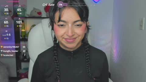 Snapshot of marcelinegh chatting on 02.01.25 Marceline online show from 02.01.25