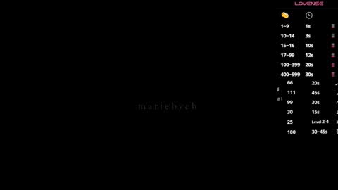 Snapshot of mariebycb chatting on 11.06.25 Maria online show from 11.06.25