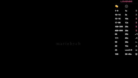 Snapshot of mariebycb chatting on 02.10.26 Maria online show from 02.10.26