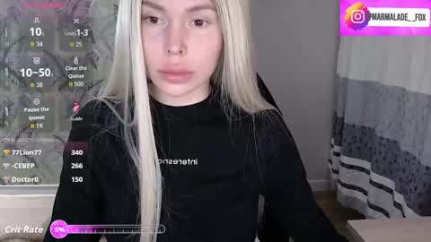 Marmalade Fox online show from 11.03.25