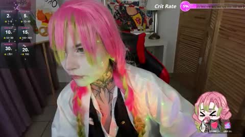 Snapshot of mekurisu chatting on 10.08.25 mekurisu online show from 10.08.25