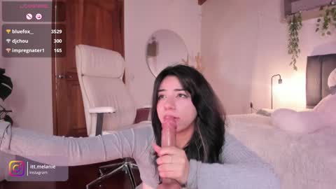 Snapshot of melanie_owo chatting on 12.26.24 Melanie online show from 12.26.24