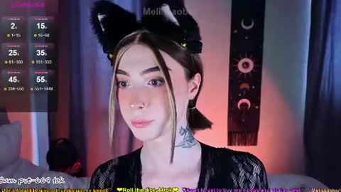 Snapshot of melissaober chatting on 07.10.26 Melissa or abbreviated Mel or Lis online show from 07.10.26