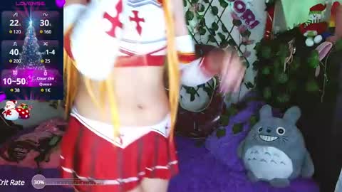 Snapshot of midoriquinn chatting on 12.12.24 Midori 7u7 online show from 12.12.24