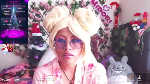 Snapshot of midoriquinn chatting on 12.14.24 Midori 7u7 online show from 12.14.24