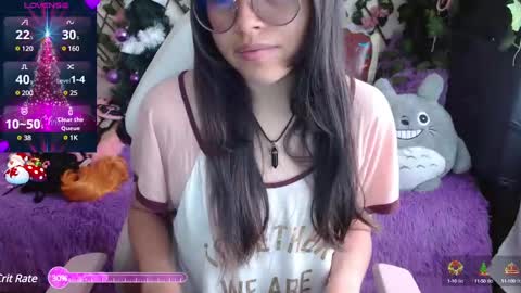 Snapshot of midoriquinn chatting on 12.22.24 Midori 7u7 online show from 12.22.24