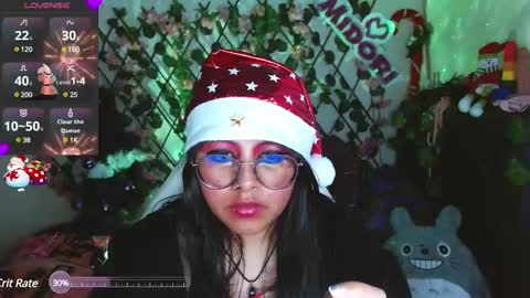 Snapshot of midoriquinn chatting on 01.05.25 Midori 7u7 online show from 01.05.25