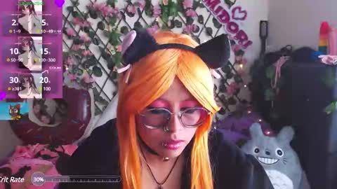 Snapshot of midoriquinn chatting on 01.16.25 Midori 7u7 online show from 01.16.25