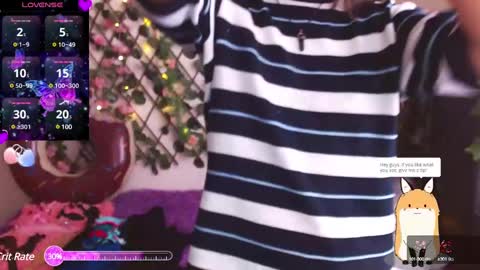 Snapshot of midoriquinn chatting on 01.22.25 Midori 7u7 online show from 01.22.25