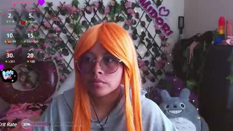 Snapshot of midoriquinn chatting on 01.23.25 Midori 7u7 online show from 01.23.25