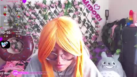 Snapshot of midoriquinn chatting on 01.24.25 Midori 7u7 online show from 01.24.25