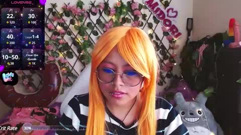 Snapshot of midoriquinn chatting on 01.25.25 Midori 7u7 online show from 01.25.25