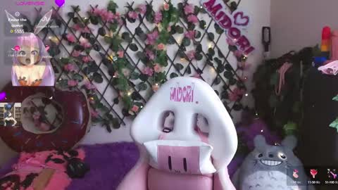 Snapshot of midoriquinn chatting on 01.29.25 Midori 7u7 online show from 01.29.25