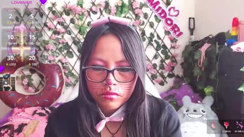 Snapshot of midoriquinn chatting on 01.29.25 Midori 7u7 online show from 01.29.25