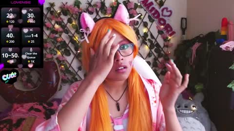 Snapshot of midoriquinn chatting on 01.30.25 Midori 7u7 online show from 01.30.25