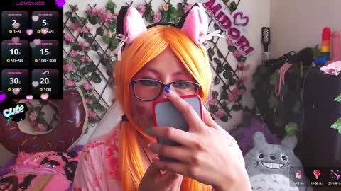 Snapshot of midoriquinn chatting on 01.31.25 Midori 7u7 online show from 01.31.25