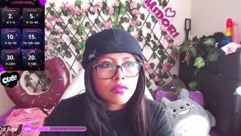 Snapshot of midoriquinn chatting on 02.02.25 Midori 7u7 online show from 02.02.25