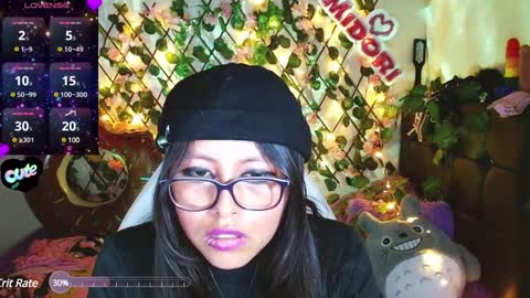 Snapshot of midoriquinn chatting on 02.03.25 Midori 7u7 online show from 02.03.25