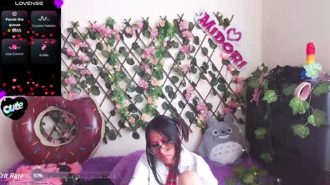 Snapshot of midoriquinn chatting on 02.04.25 Midori 7u7 online show from 02.04.25