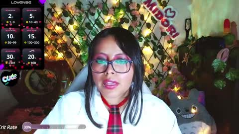 Snapshot of midoriquinn chatting on 02.04.25 Midori 7u7 online show from 02.04.25