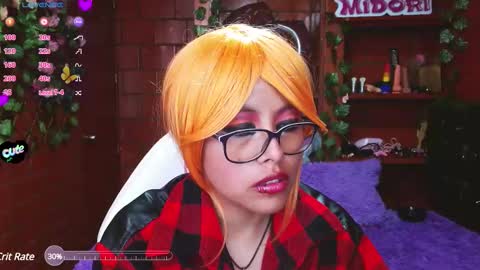 Snapshot of midoriquinn chatting on 03.04.25 Midori 7u7 online show from 03.04.25