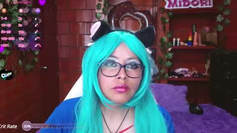 Snapshot of midoriquinn chatting on 03.05.25 Midori 7u7 online show from 03.05.25
