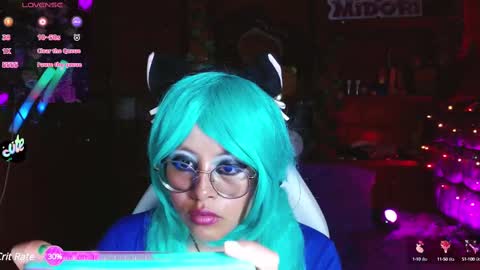 Snapshot of midoriquinn chatting on 03.11.25 Midori 7u7 online show from 03.11.25