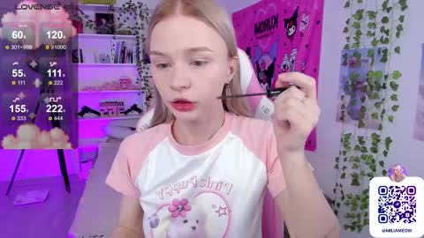 Snapshot of miliameow chatting on 02.14.25 Milia online show from 02.14.25