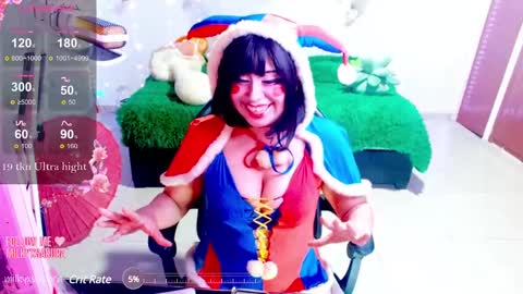 Snapshot of milkysakura chatting on 12.28.24 Abby Lilia online show from 12.28.24