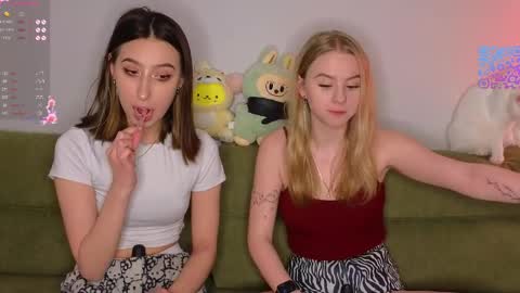 MilaBlack and  StacyBlonde Today unboxing Lovens OMG online show from 04.28.26