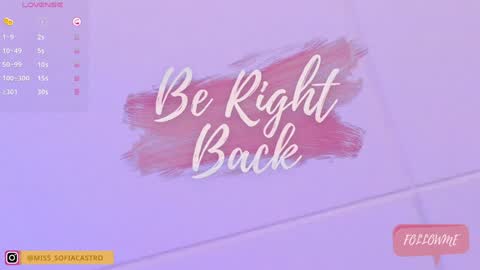 Sofia Castro online show from 01.16.25