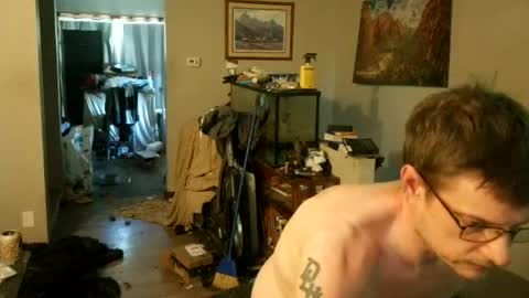 Snapshot of nakedcav chatting on 06.19.26 NakedClown online show from 06.19.26