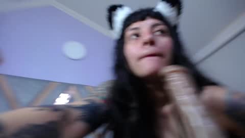 Snapshot of naughty_kittenm chatting on 01.31.25 Kitten online show from 01.31.25