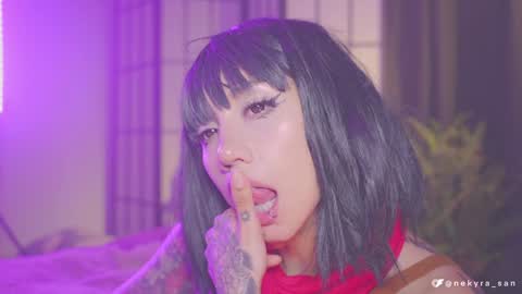 Snapshot of nekyra_san chatting on 01.14.25 Mely Birthday party saturday night BYO online show from 01.14.25