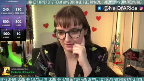 Nel Parker online show from 02.16.25