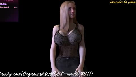 Snapshot of orgasmaddictcl chatting on 02.25.25 orgasmaddictcl online show from 02.25.25