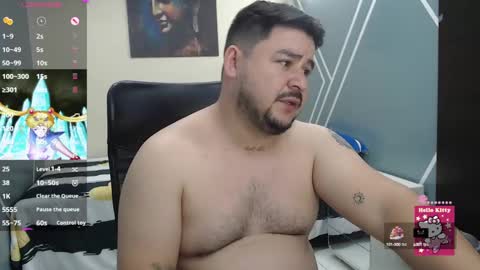 Snapshot of oso_gael chatting on 02.14.25 Bear Gael online show from 02.14.25