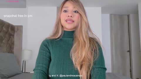 Paula Andrea online show from 02.08.26