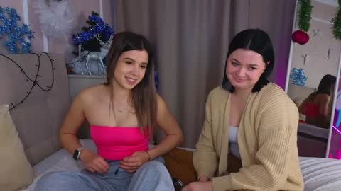 Lora black  and Lili blonde welcome you here online show from 12.25.24