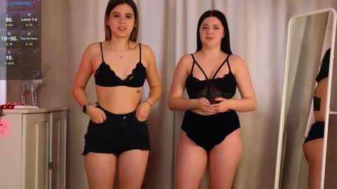 Lora black  and Lili blonde welcome you here online show from 01.14.25
