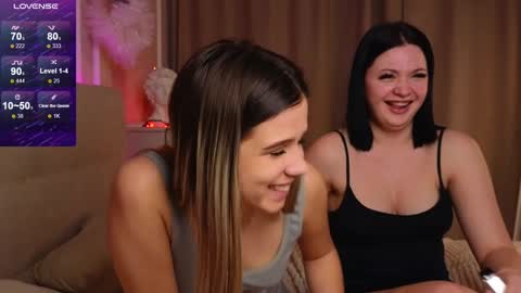 Lora black  and Lili blonde welcome you here online show from 01.26.25